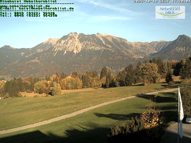 Webcam vom 18.10.2025 um 17:02 Uhr