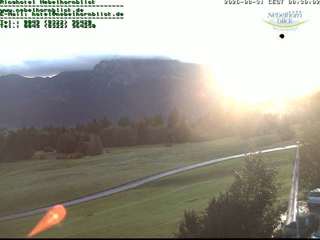 Webcam vom 31.08.2026 um 08:00 Uhr
