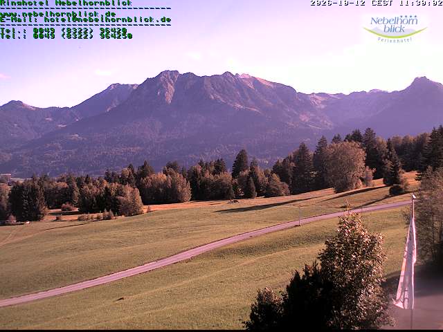 Webcam vom 12.10.2026 um 11:00 Uhr