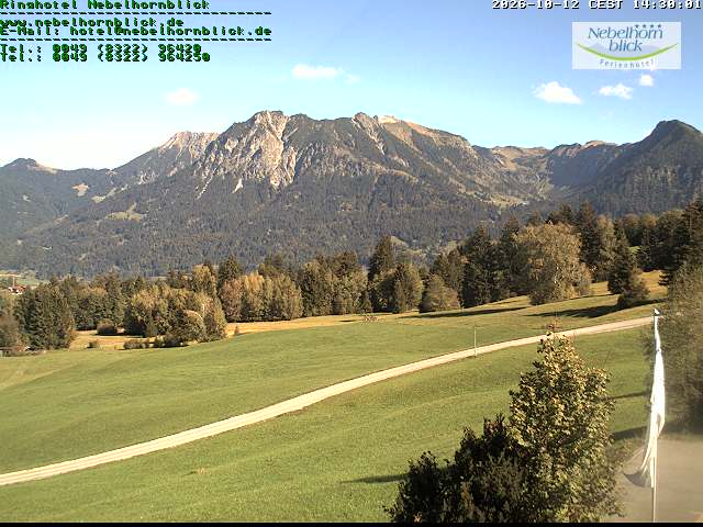 Webcam vom 12.10.2026 um 14:00 Uhr
