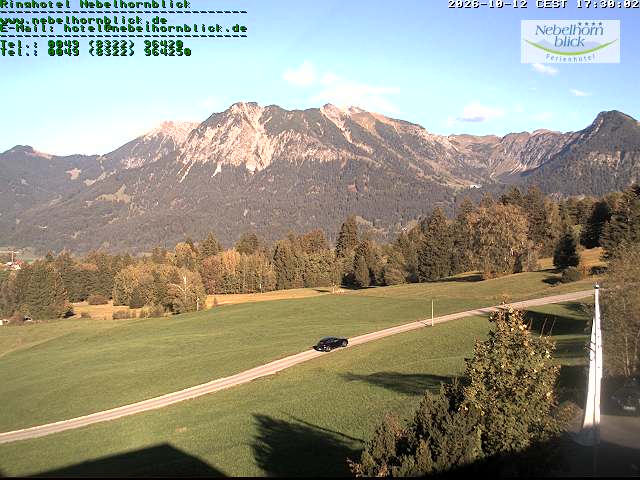 Webcam vom 12.10.2026 um 17:00 Uhr