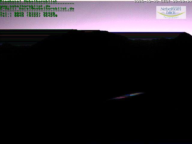 Webcam vom 13.10.2026 um 08:00 Uhr