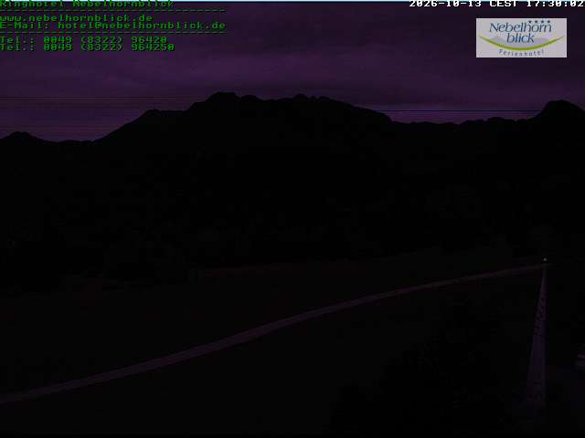 Webcam vom 13.10.2026 um 17:00 Uhr